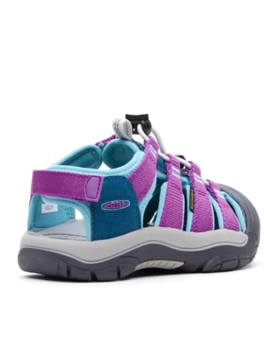KEEN Toddler Newport Boundless Closed Toe Sandal Legion Blue and Willow Herb 8